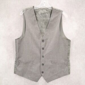 Marchatti Gray 5 Button Point Slim Waistcoat Tuxedo Suit Vest Medium 38‎ Short